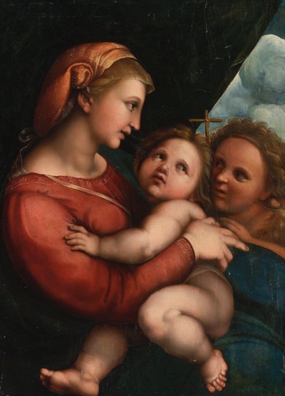 Madonna and Child with the Infant Saint John by Raffaello Sanzio Raphael